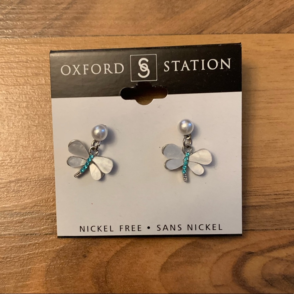 New Oxford Station Dragonfly Earrings